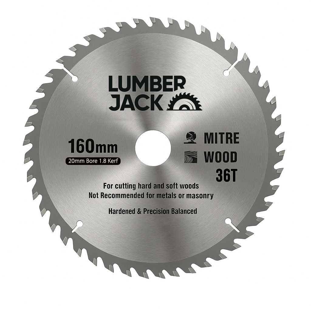 Lumberjack 160mm 36T Trade Circular Saw Blades 20mm Bore