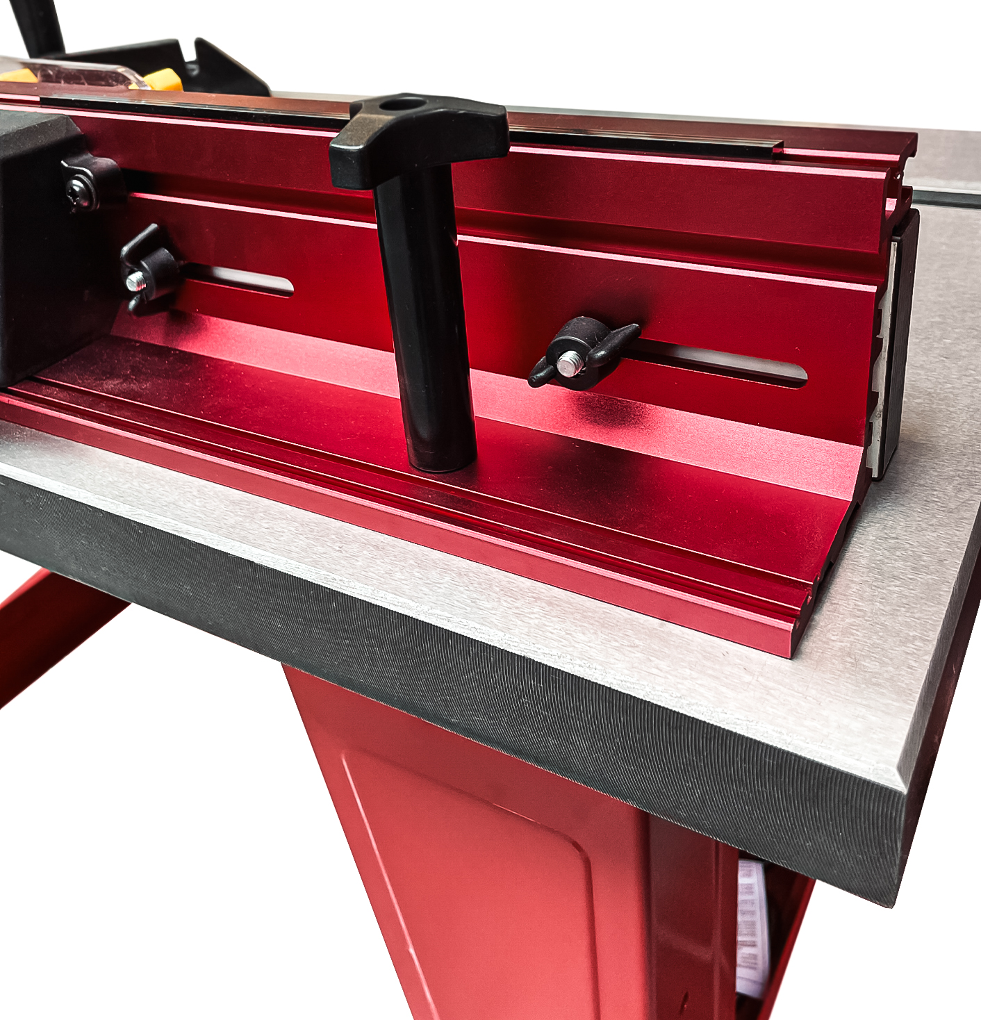 Tool Save Router Table Lumberjack PRO SERIES Cast Iron Router Table With A One Piece Aluminiu