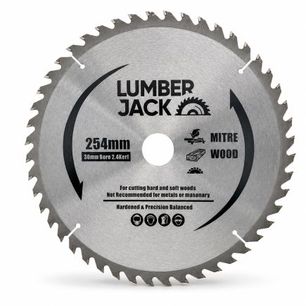 Lumberjack 254mm 48 Tooth Circular Saw Blade 30mm bore