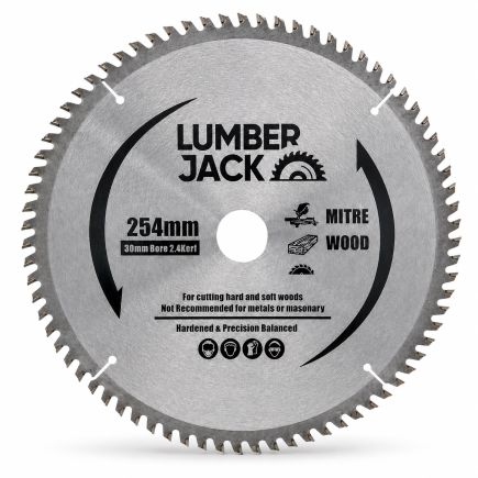 Lumberjack 254mm 60 Tooth Circular Saw Blade 30mm bore