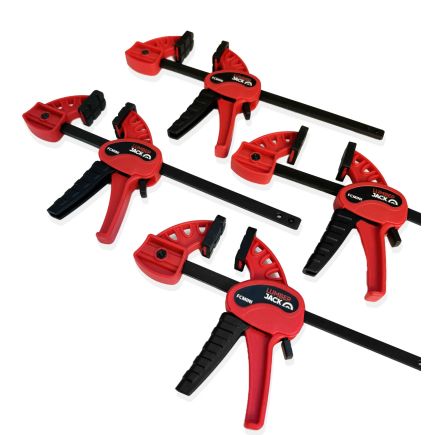 Lumberjack Mini Fast Clamps Bar One Handed Quick Grip Clamp Set