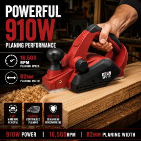 Lumberjack 850W Electric Corded Handheld Planer 230V