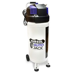 Autojack Portable 50 Litre Air Compressor Oil Free Vertical Tank 230V