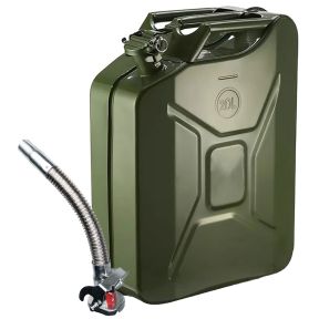 Autojack 20L Green Steel Jerry Can with Flexi Spout