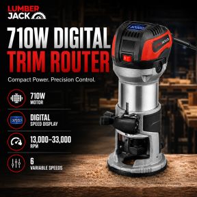 Digital Trim Router 230V 710W