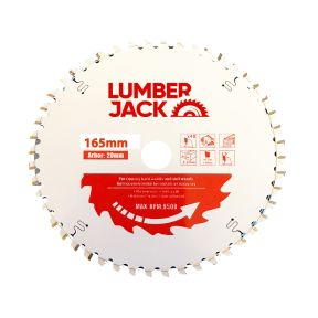 Lumberjack 165mm 48 Tooth Pro Circular Saw Blades 20mm Bore
