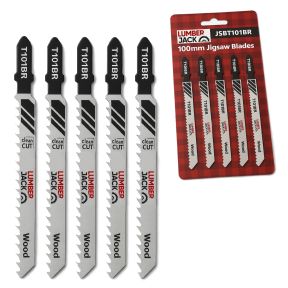 Lumberjack JSBT101BR T Shank Jigsaw Blades 5 Pack