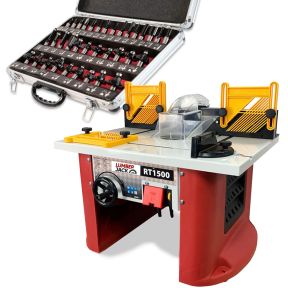 Lumberjack Router Table with 35pc cutter set 1/2 inch
