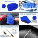 Autojack Car Cleaning Kit 20 Piece Automotive Care Set For Interior & Exterior, Includes Storage Bag