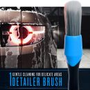 Autojack Automotive Detailing 6 Pc Brush Set for Cleaning Car Exterior, Interior, Wheels, Dash, Vents