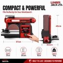 Lumberjack Belt & Disc Bench Top Sander Linisher Heavy Duty Cast Iron Base