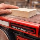 Lumberjack Belt & Disc Bench Top Sander Linisher Heavy Duty Cast Iron Base