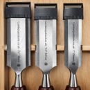 Lumberjack 8 Piece Bevel Edge Chisel Set with Strike Proof Caps Supplied in Wooden Case