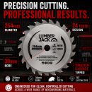 Lumberjack 254mm 24 Tooth Circular Saw Blade 30mm bore