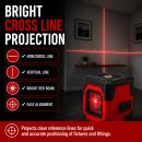 Lumberjack Laser Cross Level 360 Degree Self Levelling with Mode IP54 Shockproof