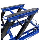 Autojack 400kg Hydraulic Motorcycle Lift, Motorbike Jack Lifting 3 Level Height Adjustable Platform Includes 4 Ratchet Straps