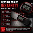 Lumberjack Digital LCD Angle Finder Stainless Steel Rule Trend 200mm Ruler 360 Degree Gauge