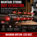 Lumberjack 5 Piece Dust Extractor Adaptor Set Adapts 100 mm Hose to 105 mm, 70 mm, 45 mm, 40 mm & 35 mm Universal Extraction Accessories