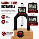 Lumberjack LCD Digital Height Depth Gauge Electronic Caliper Magnetic Ruler Tool 0- 85mm