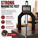 Lumberjack LCD Digital Height Depth Gauge Electronic Caliper Magnetic Ruler Tool 0- 85mm