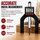 Lumberjack LCD Digital Height Depth Gauge Electronic Caliper Magnetic Ruler Tool 0- 85mm