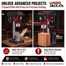 Lumberjack 13mm Bench Top Drill Press 5 Speed Electric Pillar Drills