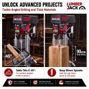 Lumberjack 16mm Bench Top Drill Press Digital Variable Speed Electric Pillar Drills