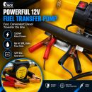 Autojack 220L Portable Diesel Fuel Tank with 12V Pump, Digital Flow Meter, 4m Hose & Dispensing Nozzle