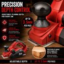 Lumberjack 850W Electric Corded Handheld Planer 230V