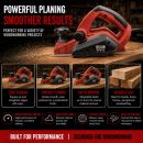 Lumberjack 850W Electric Corded Handheld Planer 230V