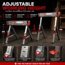 Lumberjack Heavy Duty Steel Saw Horse (Twin Pack)