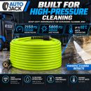 Autojack High Pressure Washer Hose 65FT 20M 2150 PSI Power Wash Replacement with M22 14mm Coupler & Adapters