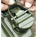 Autojack 20L Green Steel Jerry Can with Flexi Spout & Storage Holder