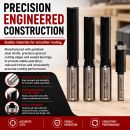 Lumberjack 4Pc TCT Kitchen Router Worktop Bit Set Tools Kit Cutter Laminate Worktop