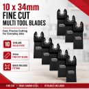 Lumberjack Multi Tool Blades 10 x Fine Cut 34mm for Bosch Makita Fein