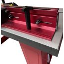 Lumberjack PRO SERIES Cast Iron Router Table With A One Piece Aluminium Fence & Compact Leg Stand