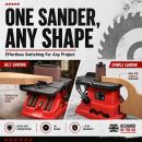 Lumberjack 2-IN-1 Oscillating Belt & Bobbin Spindle Sander 450W