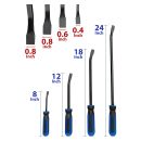 Autojack 4 Piece Pry Bar Hammer Cap Set with Angled Tips