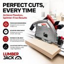 Lumberjack Plunge Saw Track Precision Circular with Guide Rail Kit