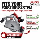 Lumberjack Plunge Saw Track Precision Circular with Guide Rail Kit