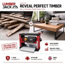 Lumberjack Portable Bench Top Thicknesser 330mm