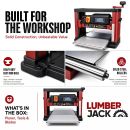 Lumberjack Portable Bench Top Thicknesser 330mm