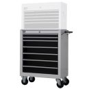 Autojack Portable Tool Trolley & Top Box with 16 Drawers