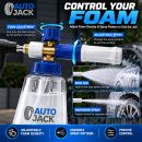 Autojack Detailing Snow Foam Cannon Lance 1 L Compatible with Karcher K2 to K7 Pressure Washers Brass Nozzle, Leak Proof Bottle & Adjustable Spray