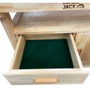 Lumberjack Woodworking Bench with 3 Drawers On-board Cabinet and 2 Vices