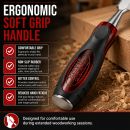 Lumberjack 4 Piece Chisel Set Bevel Edge With Strike Through Cap