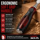 Lumberjack 8 Piece Bevel Edge Chisel Set with Strike Proof Caps Supplied in Wooden Case