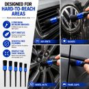 Autojack Car Cleaning Kit 20 Piece Automotive Care Set For Interior & Exterior, Includes Storage Bag