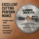 Lumberjack 160mm 48T Trade Circular Saw Blades 20mm Bore