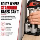 Lumberjack Offset Router Base for 1/4 Inch Trim Router